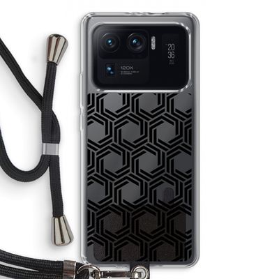 Geometrisch patroon: Xiaomi Mi 11 Ultra Transparant Hoesje met koord