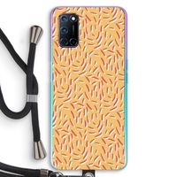 Camouflage: Oppo A92 Transparant Hoesje met koord