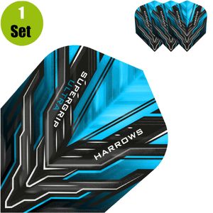 Harrows Supergrip Ultra Dartflight - Aqua