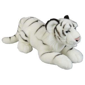 Grote pluche witte tijger knuffel 50 cm speelgoed   -