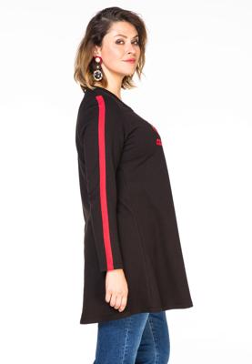 Yoek Tuniek wide bot BONJOUR | Zwart | Maat L