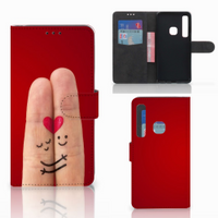 Samsung Galaxy A9 2018 Wallet Case met Pasjes Liefde - Origineel Romantisch Cadeau - thumbnail