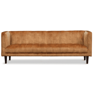 Velvet 4 zits Bank Siep Cognac