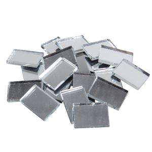 Rayher spiegel mozaiek tegeltjes/stenen - 1 x 1,5 cm - 3600x stuks - Mozaieken maken - Creatief