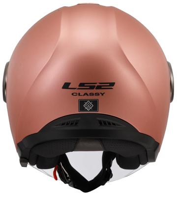 LS2 "of620 classy solid" jethelm helmet of620 classy solid xs matt pink