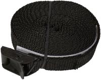 AUTOSTYLING SEEHASE Seehase "fasty" spanband tension/handle strap fast black 300x2.5cm 400kg