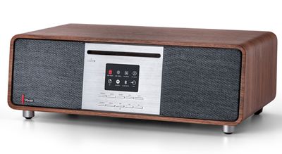 Pinell Supersound 701 - Digitale Alleskunner - DAB+ Internetradio - CD Speler - walnoot hout