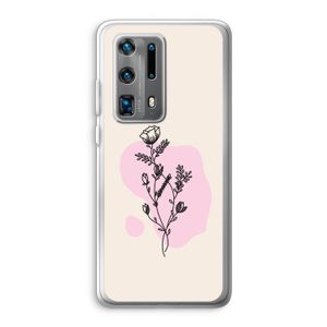 Roses are red: Huawei P40 Pro Plus Transparant Hoesje