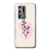 Roses are red: Huawei P40 Pro Plus Transparant Hoesje