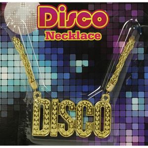 Gouden ketting Disco   -