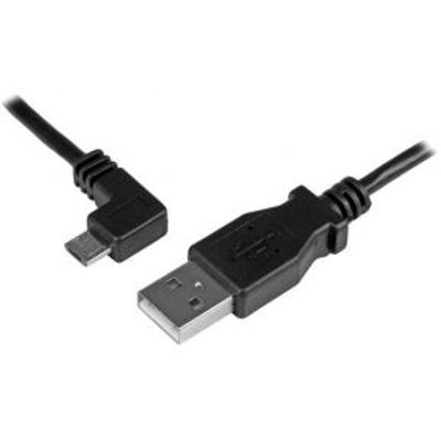 StarTech.com 1 m Micro-USB male haaks to USB A