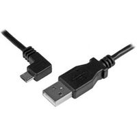 StarTech.com 1 m Micro-USB oplaad en sync kabel M/M Micro-USB haaks naar links 30/24AWG - thumbnail