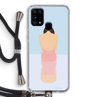Mirror: Samsung Galaxy M31 Transparant Hoesje met koord