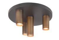 Highlight 4-lichts plafondlampPerugia brons - P6675.32