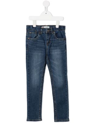 Levi's Kids jean slim à effet délavé - Bleu