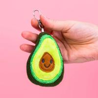 Knuffel sleutelhanger - Avocado