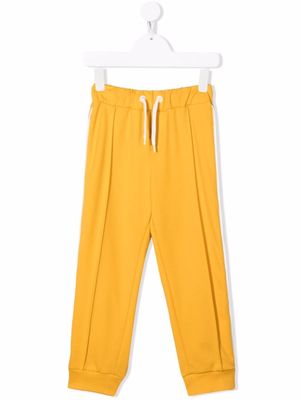 Fendi Kids pantalon à rayures - Jaune