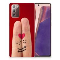 Samsung Note 20 | Sillicone Back Cover | Liefde - Origineel Romantisch Cadeau