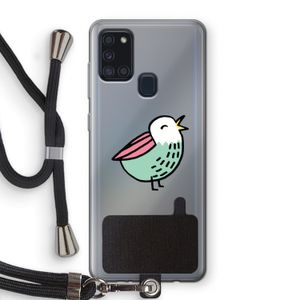 Birdy: Samsung Galaxy A21s Transparant Hoesje met koord