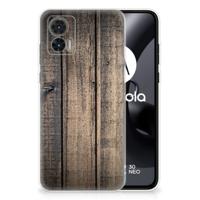 Motorola Edge 30 Neo | Bumper Hoesje | Steigerhout