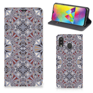 Samsung Galaxy M20 Standcase Flower Tiles