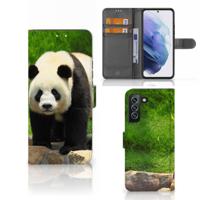 Samsung Galaxy S22 Plus | Telefoonhoesje | Met pasjeshouder | Panda