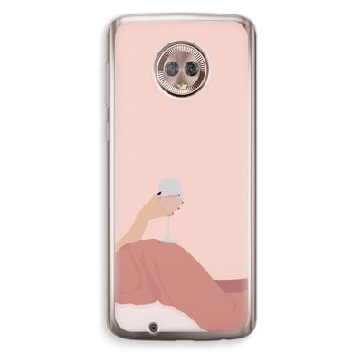 Wine: Motorola Moto G6 Transparant Hoesje