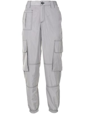 Uma | Raquel Davidowicz pantalon Penne fuselé à poches cargo - Gris