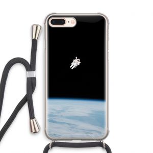 Alone in Space: iPhone 7 PLUS Transparant Hoesje met koord