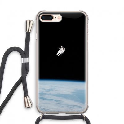 Alone in Space: iPhone 7 PLUS Transparant Hoesje met koord