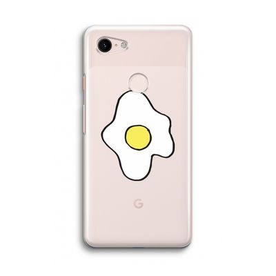 Spiegelei: Google Pixel 3 Transparant Hoesje