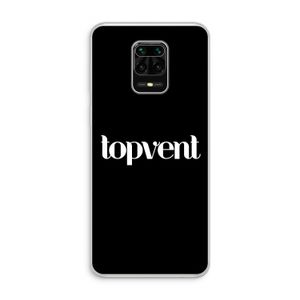 Topvent Zwart: Xiaomi Redmi Note 10 Lite Transparant Hoesje