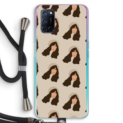 Bonjour mon amour: Oppo A72 Transparant Hoesje met koord
