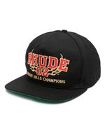 RHUDE casquette à logo brodé - Noir