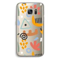 Abstract: Samsung Galaxy S7 Transparant Hoesje - thumbnail