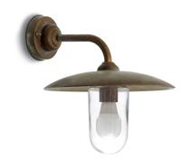 Moretti Luce Schuine buitenlamp Transimeno - verouderd messing 1345.T.AR - thumbnail