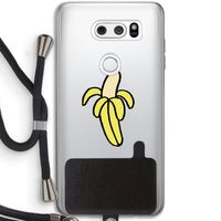 Banana: LG V30 Transparant Hoesje met koord