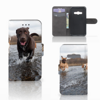 Samsung Galaxy Xcover 3 | Xcover 3 VE Telefoonhoesje met Pasjes Honden Labrador