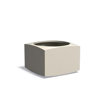 Aluminium plantenbak NOOA 100x100x70cm.