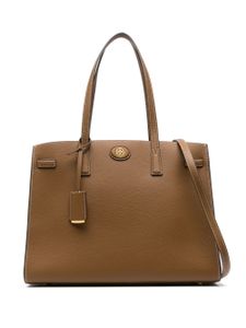 Tory Burch sac cabas en cuir à fini grainé - Marron