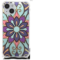 iPhone 14 Plus Case Purple Flower