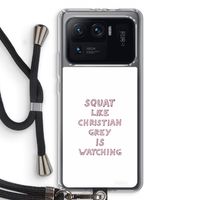 Christian Grey: Xiaomi Mi 11 Ultra Transparant Hoesje met koord