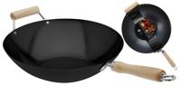 Wok 35 cm nonstick met extra handvat Wok 35 cm nonstick met extra handvat