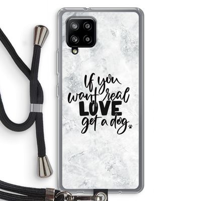 Partner in crime: Samsung Galaxy A42 5G Transparant Hoesje met koord
