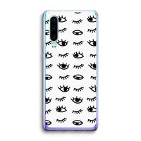 Eye pattern #2: Huawei P30 Transparant Hoesje Eye pattern #2: Huawei P30 Transparant Hoesje