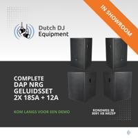 DAP NRG complete geluidsset 2x 18SA + 12A