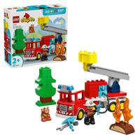 LEGO DUPLO brandweertruck met slang en brandweerman 10473