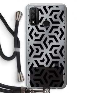 Crazy pattern: Huawei P Smart (2020) Transparant Hoesje met koord