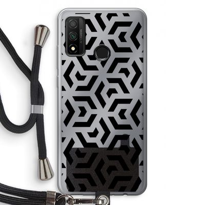 Crazy pattern: Huawei P Smart (2020) Transparant Hoesje met koord