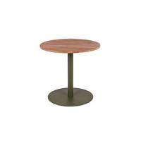 MaximaVida ronde eettafel Java olijfgroen 80 cm - zware 49 kg uitvoeri